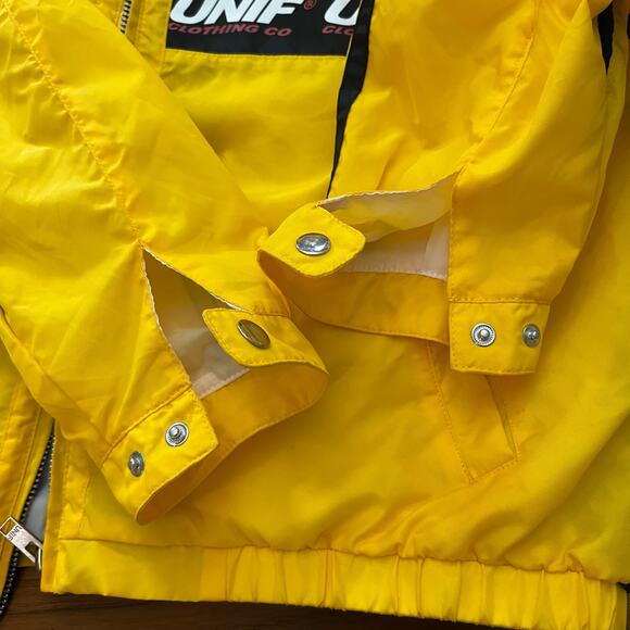 UNIF Break Jacket Size XS Hood Oversized Full Zip Pockets Lined - Picture 9 of 14